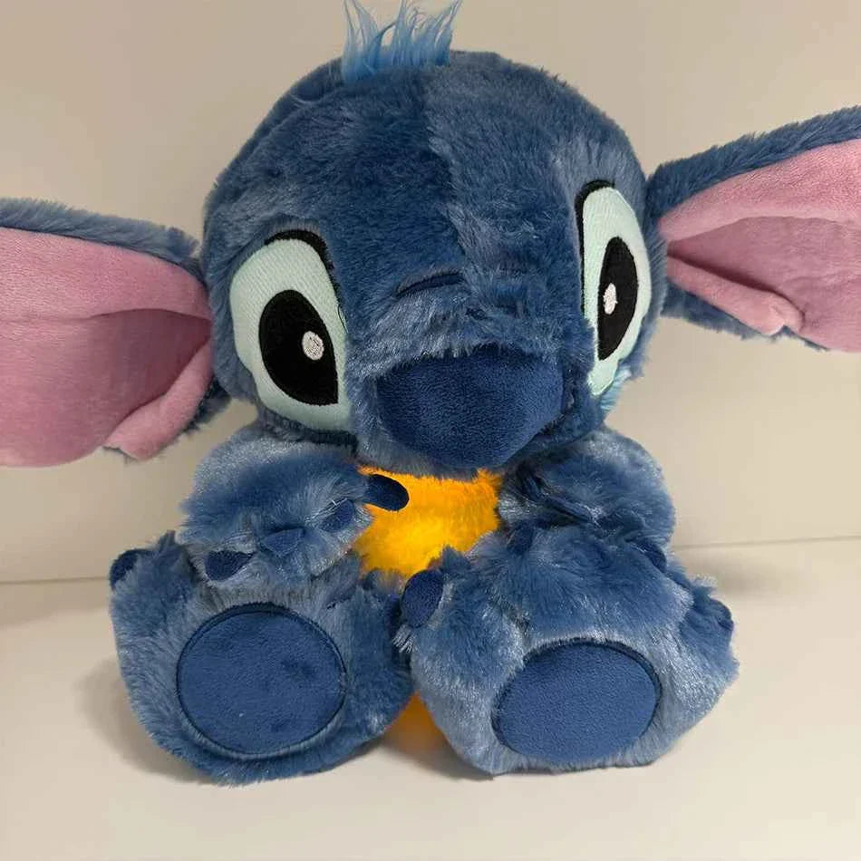 Lilo & Stitch Breathing Soothing Plush - Musical Sleep Aid Toy with Lights