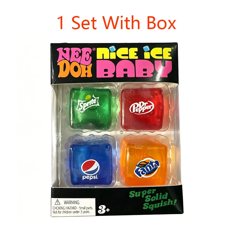 Squishy/; Schylling NeeDoh ;Nice Cube Sensory Squeeze Toy Super Squish Stress Relief Anxiety Sensory Tool Stress Reliever Toys