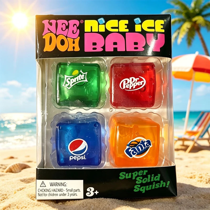 Squishy/; Schylling NeeDoh ;Nice Cube Sensory Squeeze Toy Super Squish Stress Relief Anxiety Sensory Tool Stress Reliever Toys