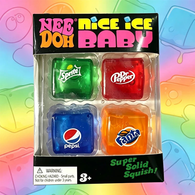 Squishy/; Schylling NeeDoh ;Nice Cube Sensory Squeeze Toy Super Squish Stress Relief Anxiety Sensory Tool Stress Reliever Toys