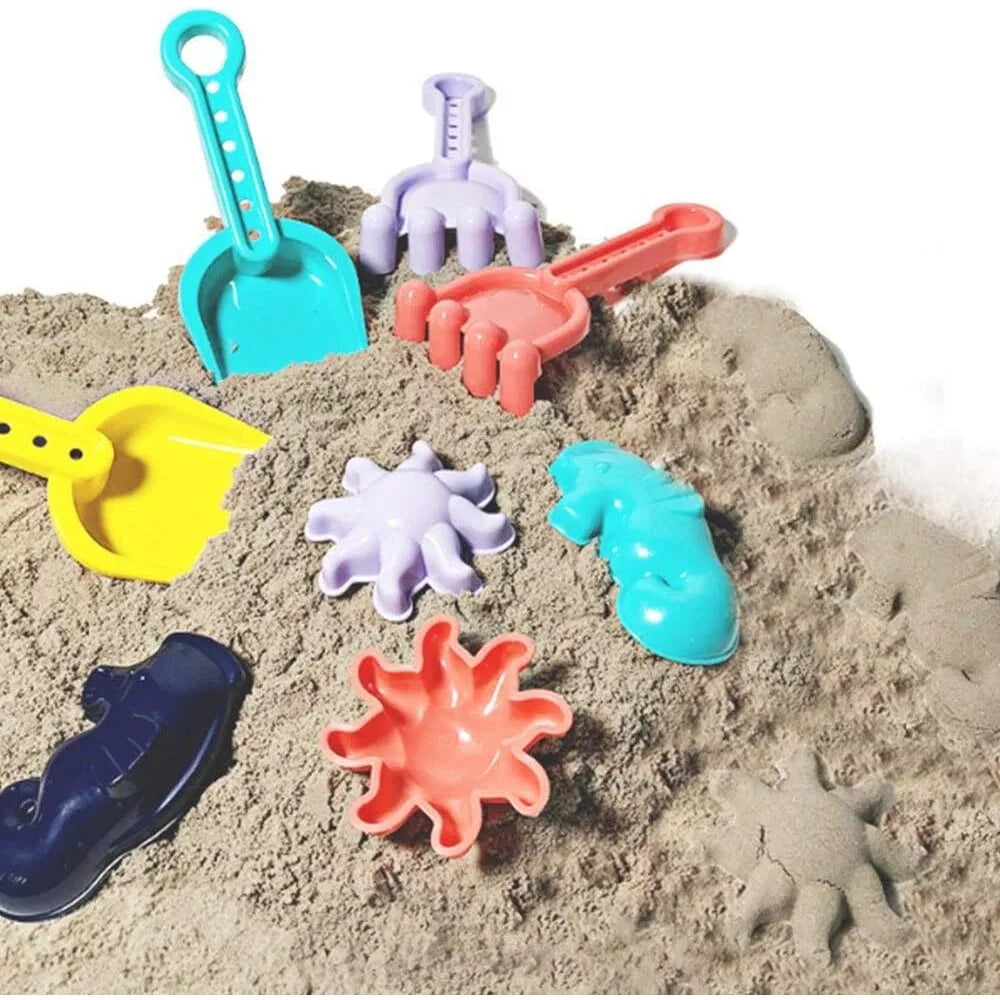Baby Beach Sand Toys Set with Car, Shovel & Sprinkler Tools