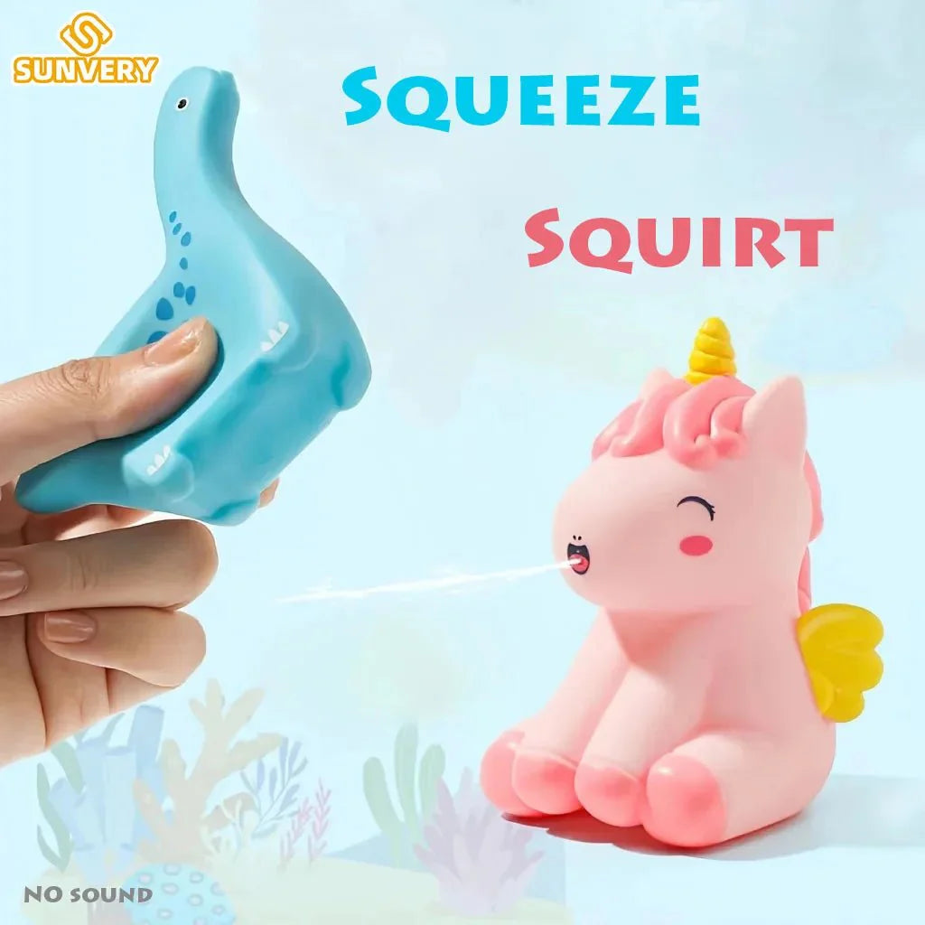 Dinosaur Squirt Bath Toys | Soft Squeeze Water Toys for Toddlers