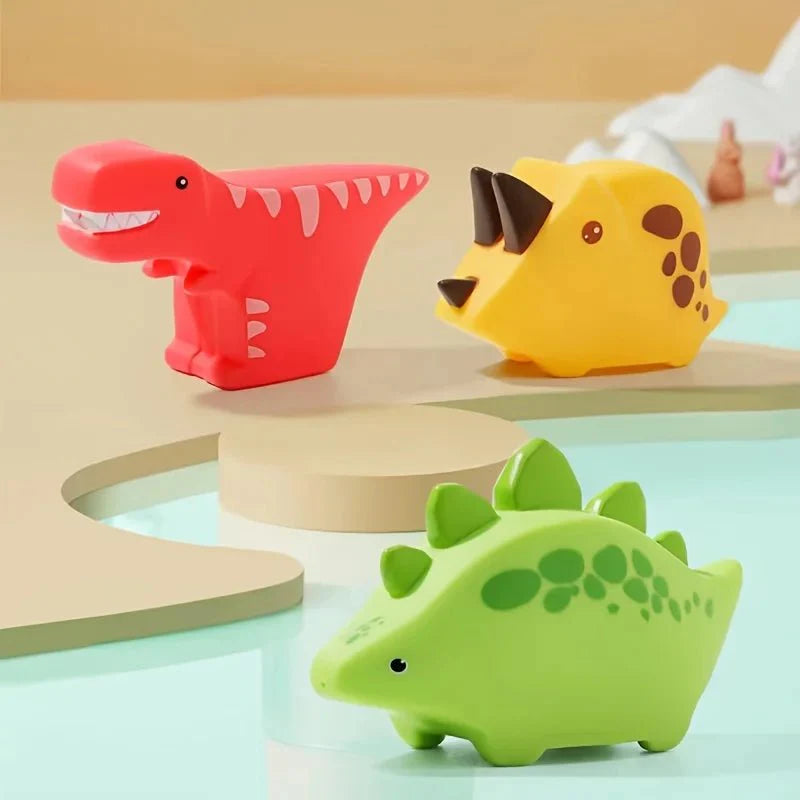 Dinosaur Squirt Bath Toys | Soft Squeeze Water Toys for Toddlers
