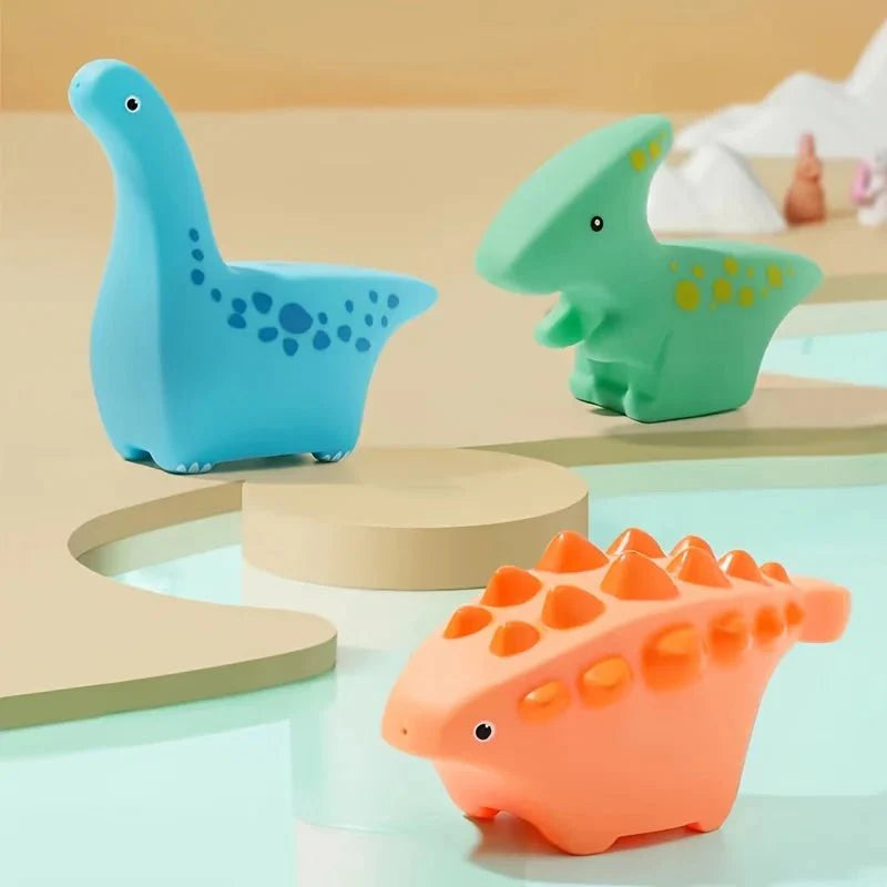 Dinosaur Squirt Bath Toys | Soft Squeeze Water Toys for Toddlers