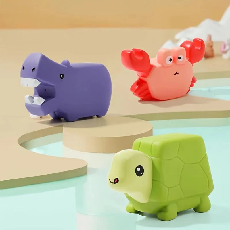 Dinosaur Squirt Bath Toys | Soft Squeeze Water Toys for Toddlers
